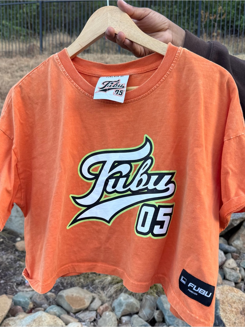 Womens Forever 21 Fubu Collaboration Crop Top Medium